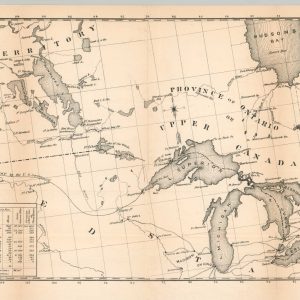 Northern Region Between the Atlantic and Pacific Showing the Chain of Lakes &c.