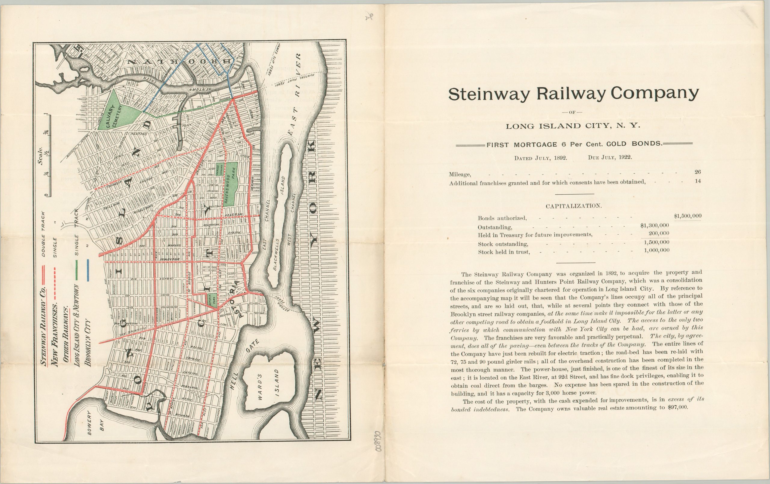 Steinway Railway Company of Long Island City, N.Y. - Image 3
