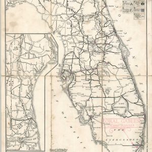 Rand McNally Junior Auto Trails Map Florida