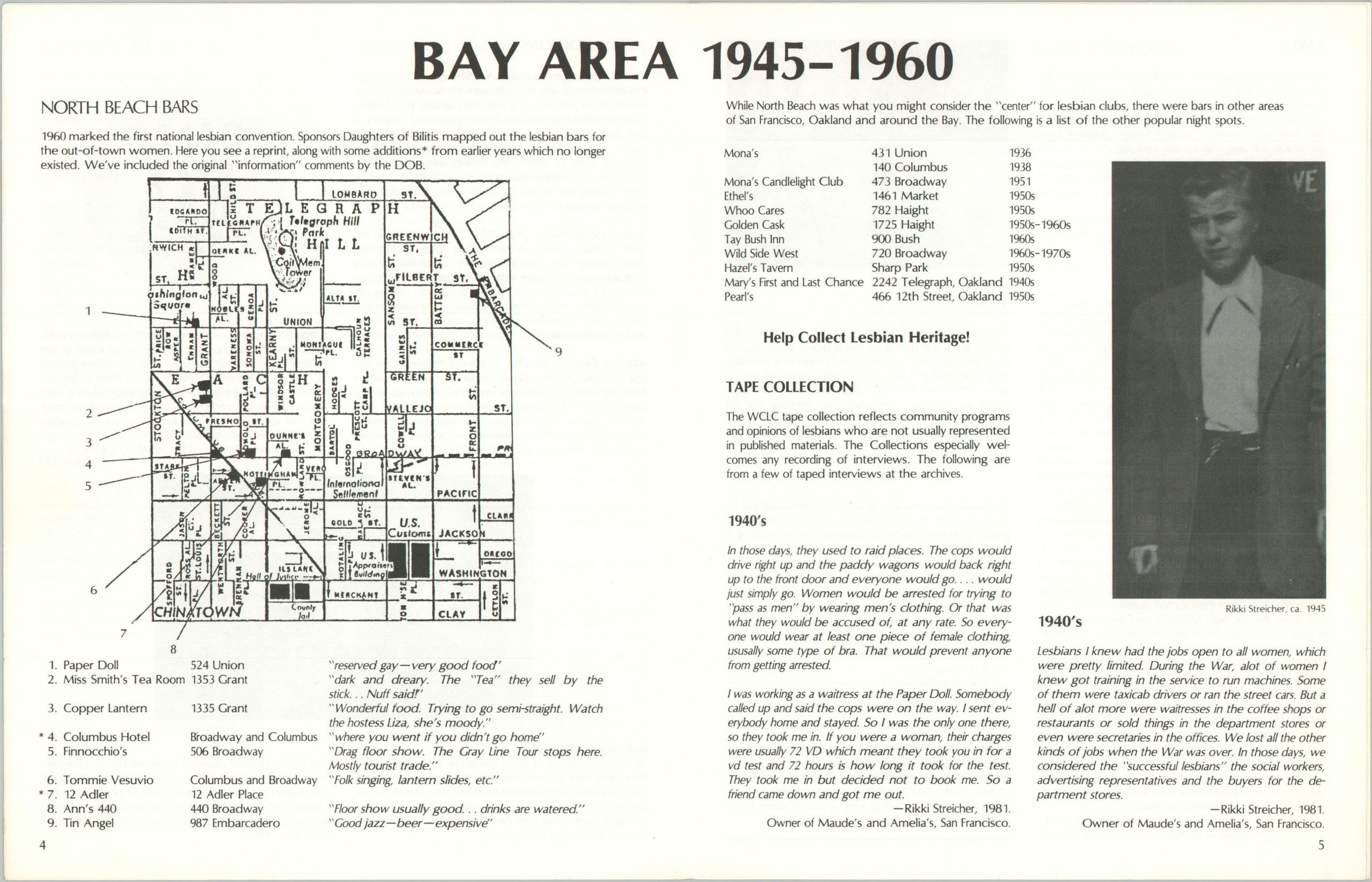 Bay Area 1945 - 1960