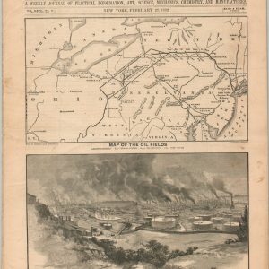 Map of the Oil Fields [Scientific American]
