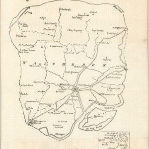 Map of the Island of Walcheren [and] Map of the Seat of War in Germany