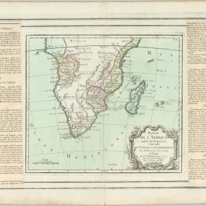 Partie de l'Afrique audela de l'Equateur, Comprenant le Congo, La Cafrerie &c.