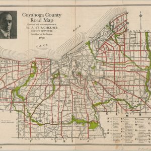 Cuyahoga County Road Map