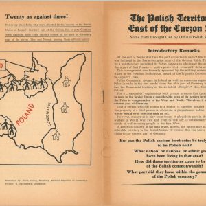 The Polish Territories East of the Curzon Line