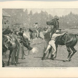 A Thirty-Mile Race at Los Angeles, California - Changing Horses