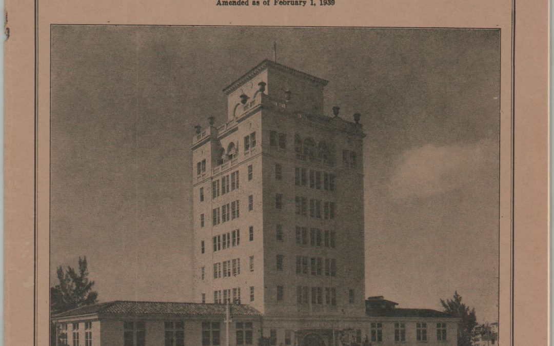 Zoning Ordinance of City of Miami Beach, Florida