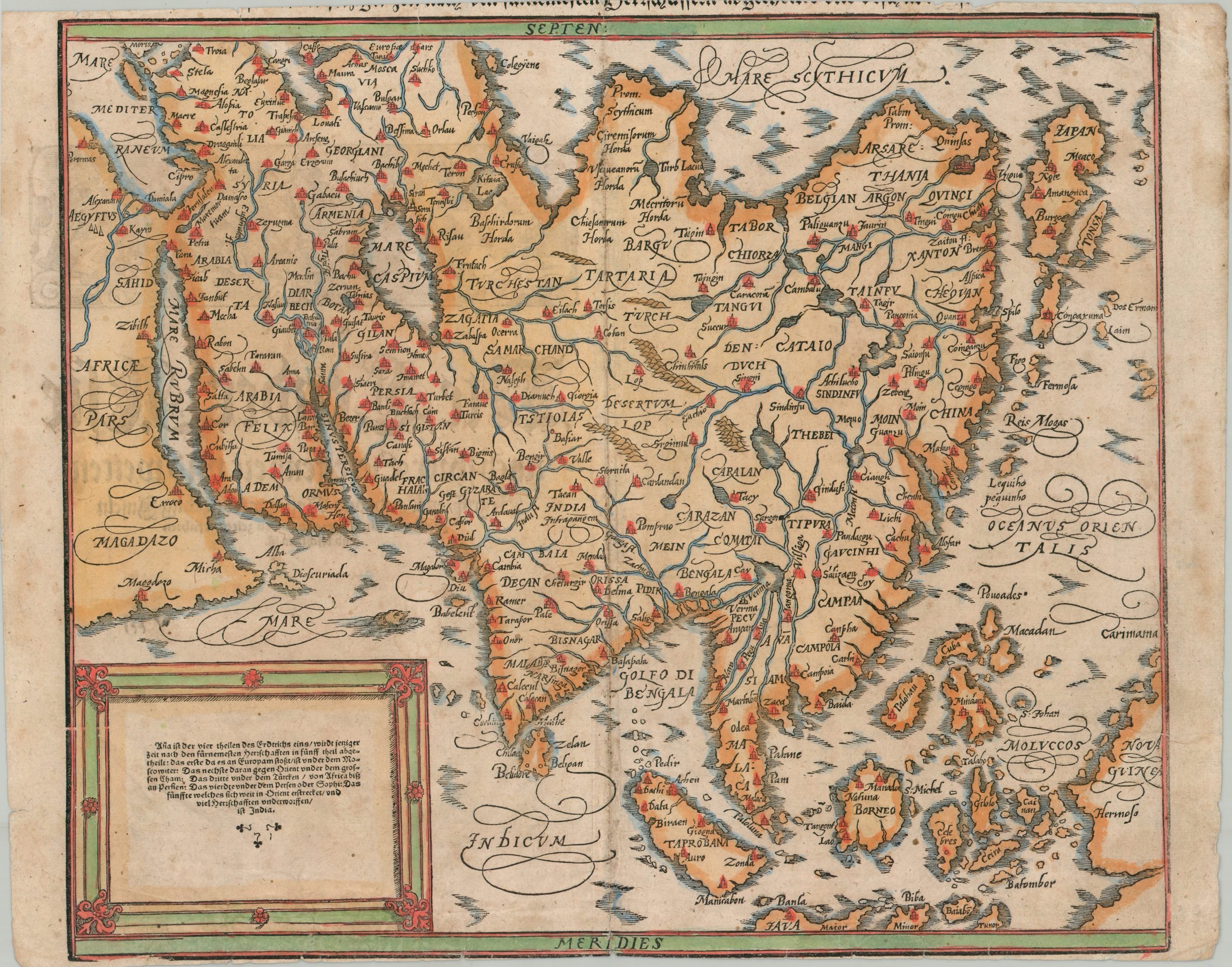 Asia wie es jetziger zeit nach den fürnemesten Herrschafften abgetheilet und beschrieben