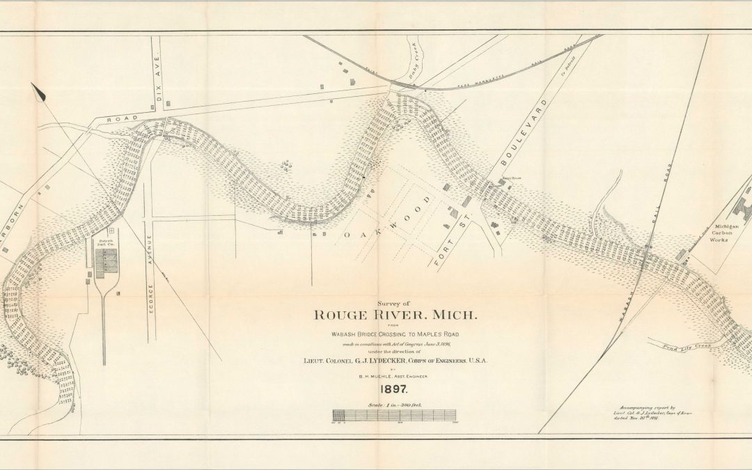 Survey of Rouge River, Mich.