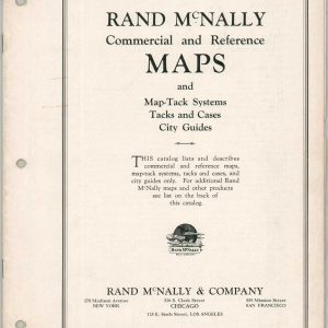 Rand McNally Commercial and Reference Maps and Map-Tack Systems Tacks and Cases City Guides