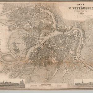 Plan von St. Petersburg