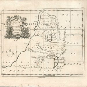 A Map of the Travels of Our Saviour Jesus Christ and of the Places Mentioned in the Gospel