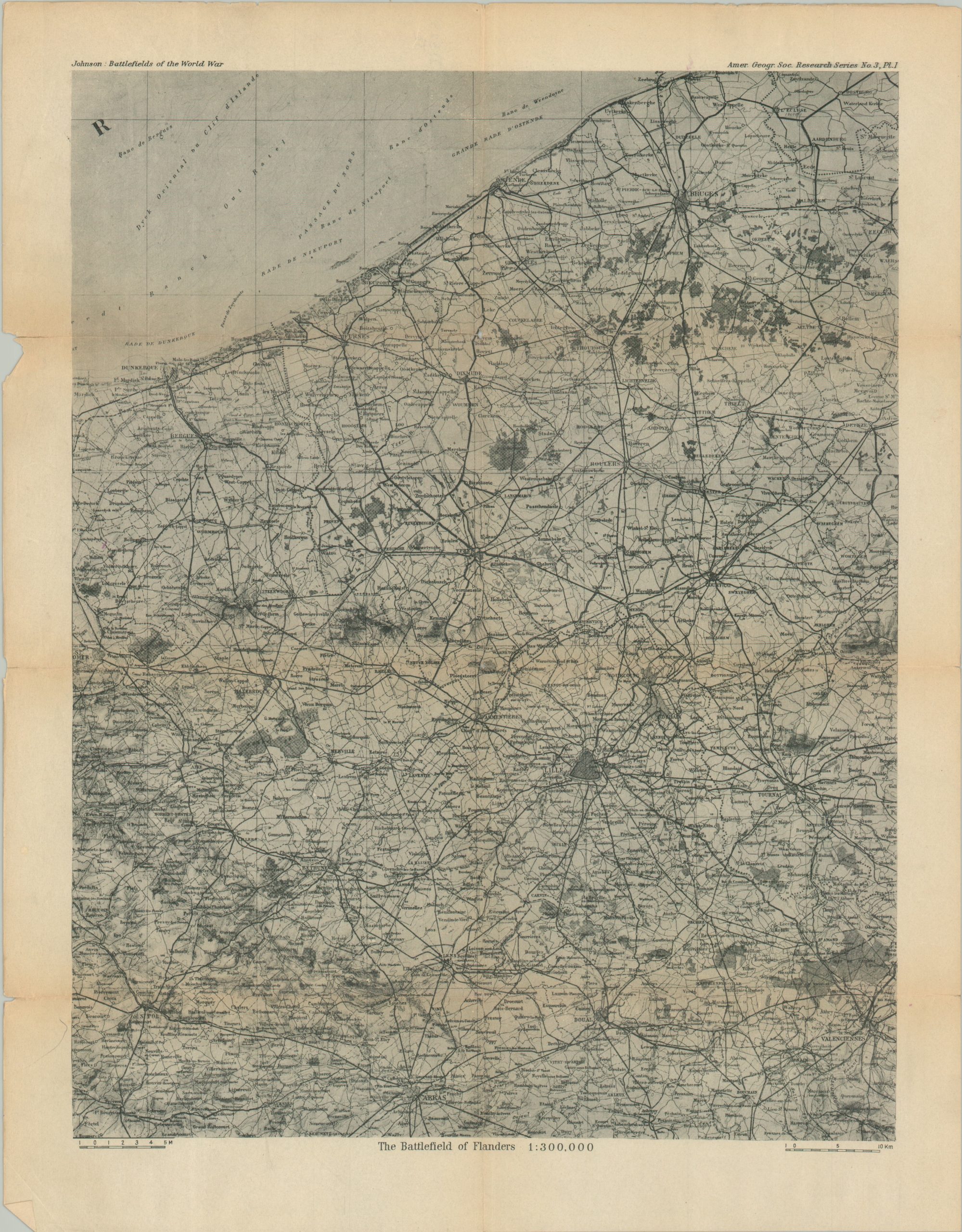 Battlefields of the World War [Plates Only] - Curtis Wright Maps