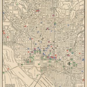 Service Men's Map of Washington