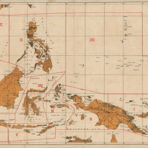 Map South West Pacific Area and Adjacent Territory Exclusive of Australia