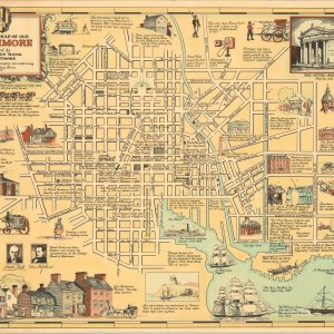 Historical Map of Old Baltimore