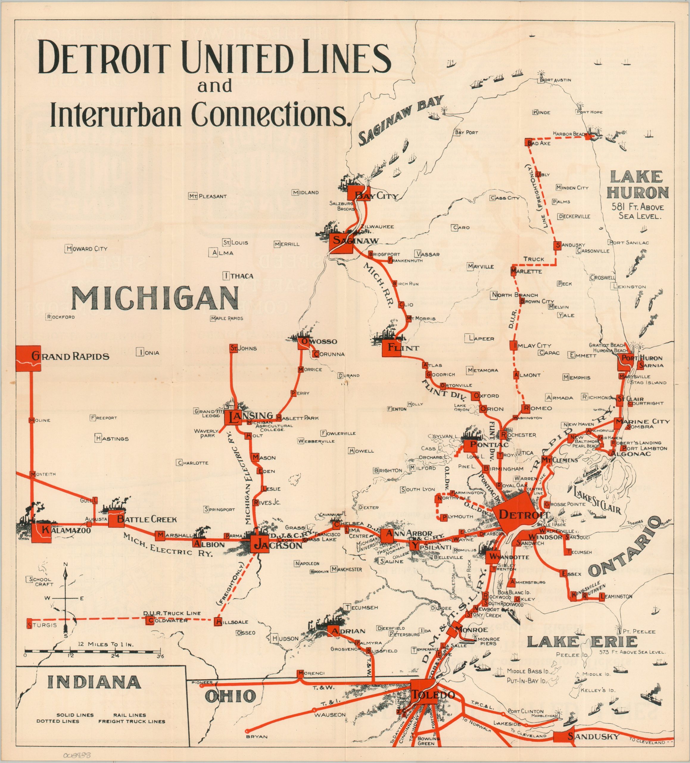 Detroit United Lines and Interurban Connections