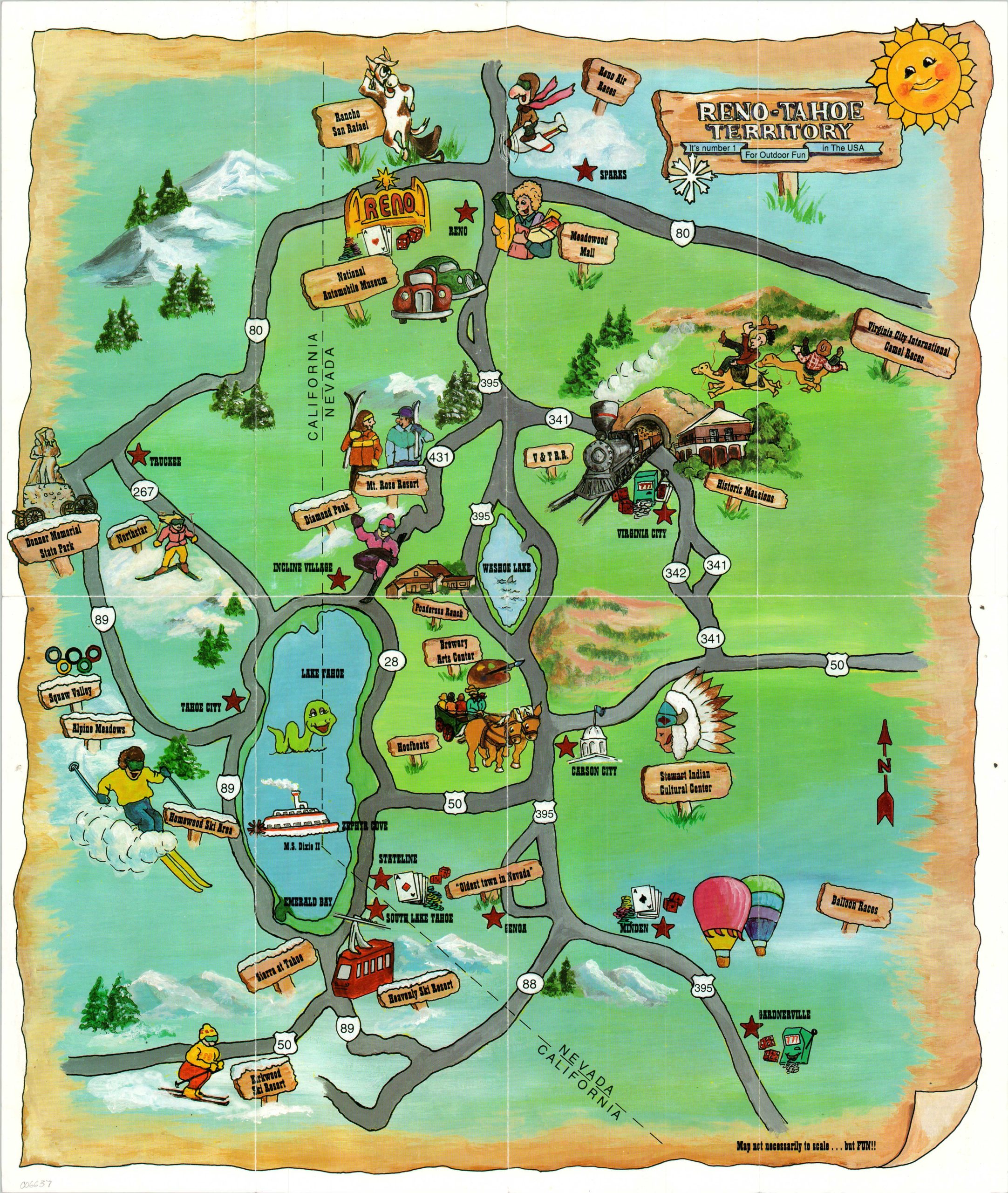 Reno-Tahoe Territory - Curtis Wright Maps