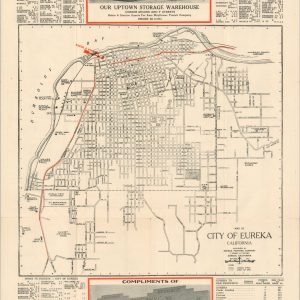 Map of the City of Eureka, California