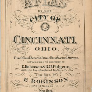 Atlas of the City of Cincinnati, Ohio