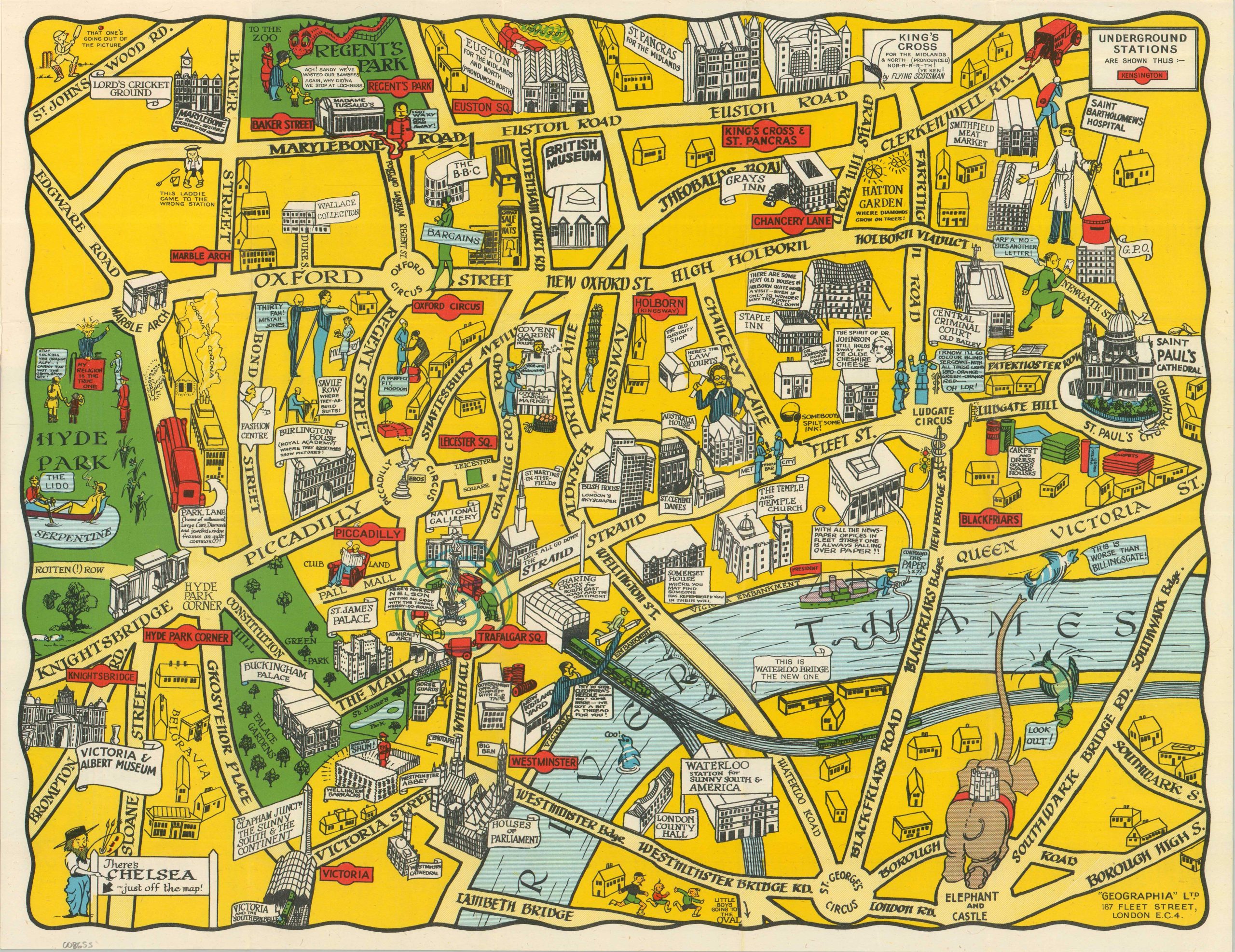 The New Pictorial Map of London