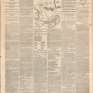 The Galveston Affair Map of Galveston Harbor, Showing the Position of the Union Fleet at the Time of the Attack.