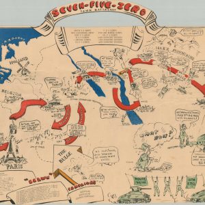 Route of the Seven Five Zero in the E.T.O.
