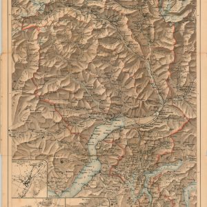 Carta Geografica del Cantone Ticino