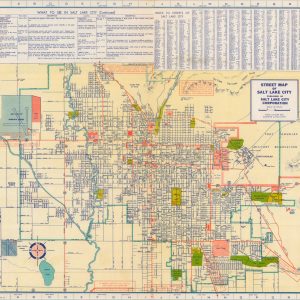 Street Map of Salt Lake City