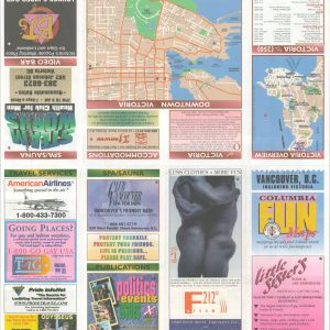 Columbia Fun Maps - Vancouver, B.C. Including Victoria