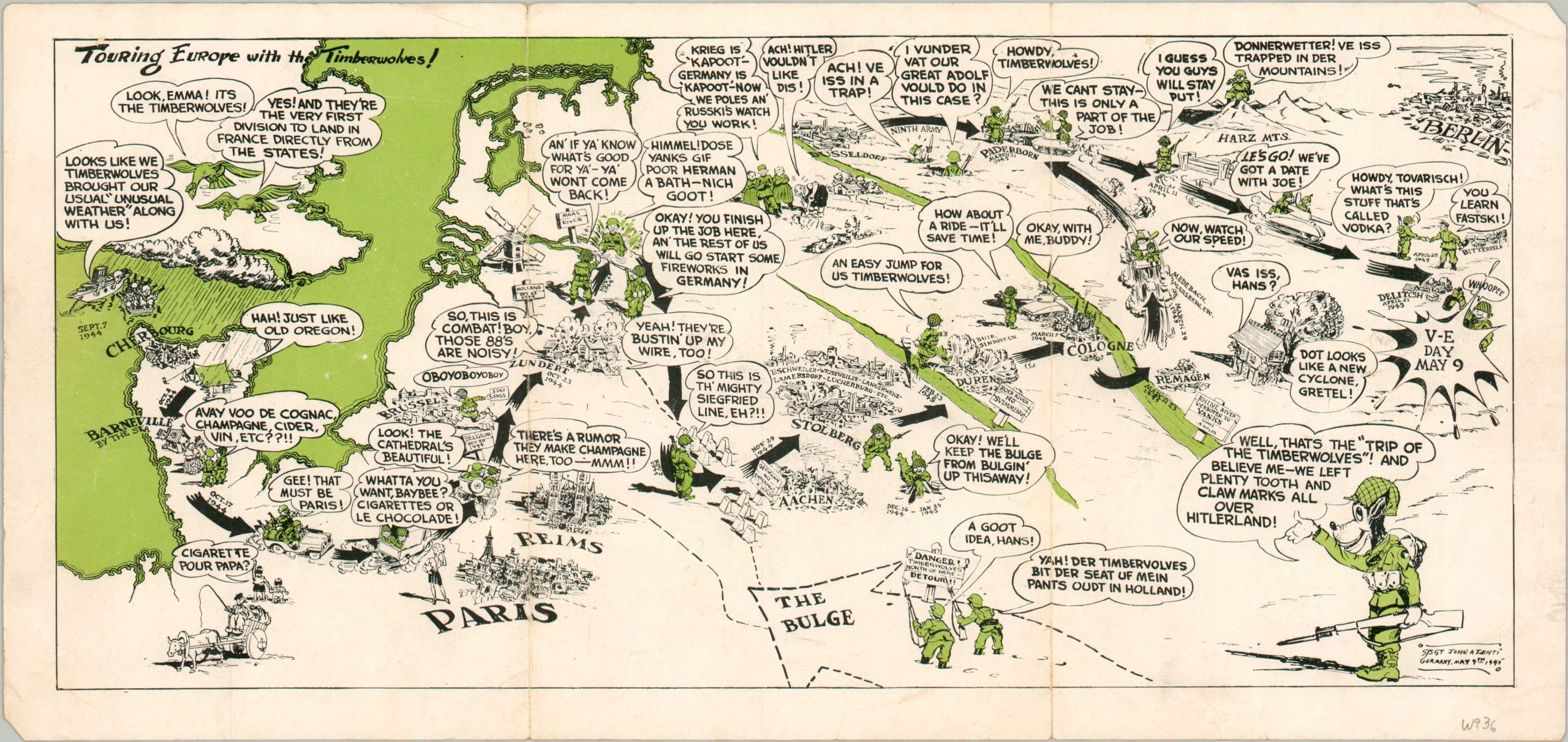 Touring Europe with the Timberwolves! [329th Engineers] - Curtis Wright ...