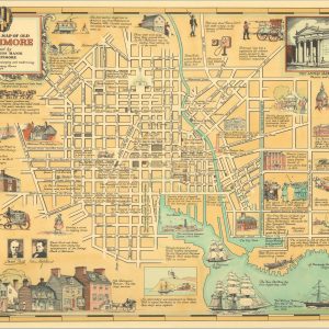 Historical Map of Old Baltimore