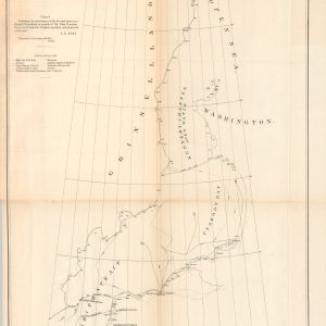 Chart Exhibiting the Discoveries of the American Arctic Expedition...