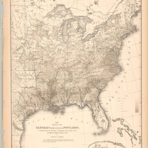 Map Showing the Illiteracy of the Aggregate Population