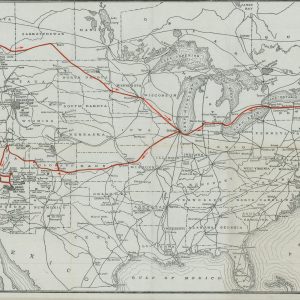 Route of Colpitt's Private Car Parties to California and the Pacific Northwest July 5 and August 2, 1930