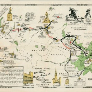 Picture Story of the Historical Rides of Paul Revere William Dawes Dr. Prescott April 18-19, 1775