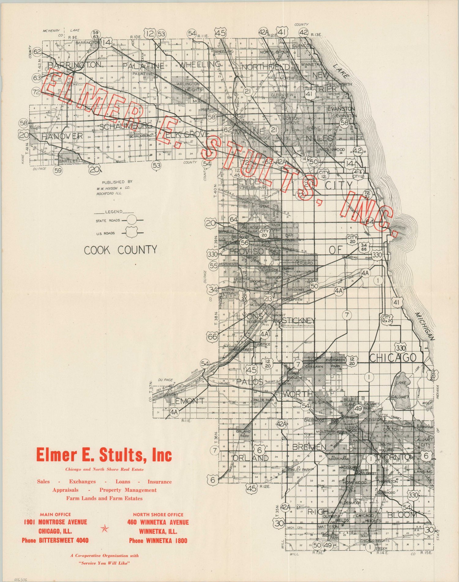 Cook County [Illinois] - Curtis Wright Maps