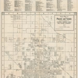 Street Map of Phoenix and Vicinity