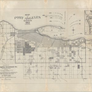 Map of Port Angeles Washington 1912