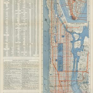 Rand McNally House Map of Manhattan