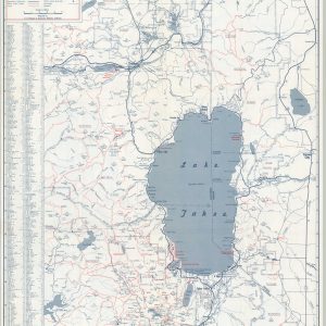 Map of Lake Tahoe Recreational Area