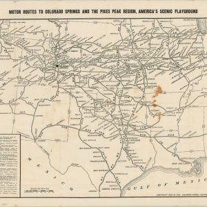 Motor Routes to Colorado Springs and the Pikes Peak Region, America's Scenic Playground