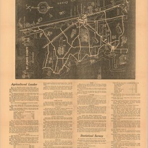 St. John's - Florida's First County [and] Map of Saint Augustine Showing Points of Interest