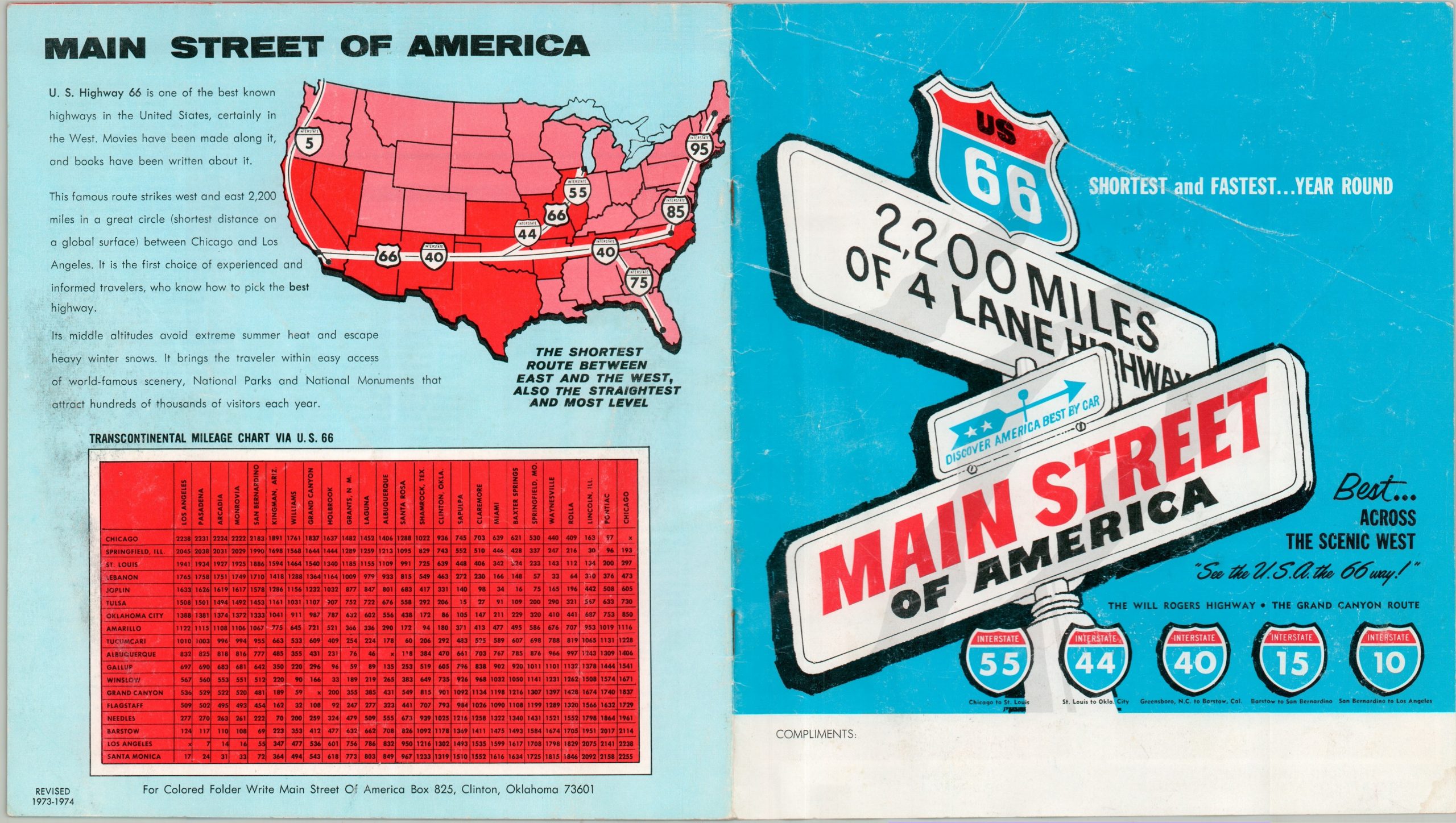 US 66 2,200 Miles of 4 Lane Highway Main Street of America - Image 2