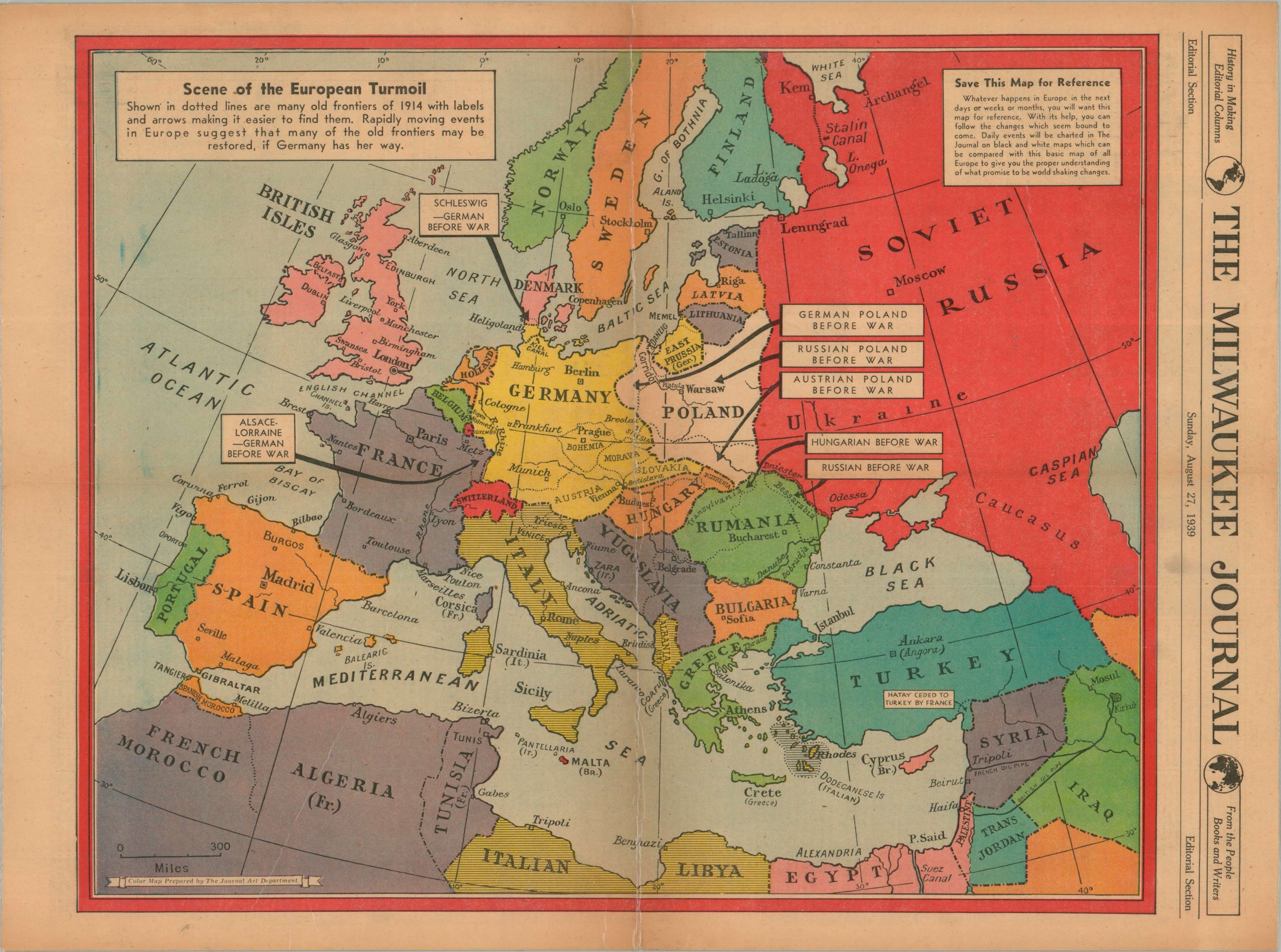 Scene of the European Turmoil