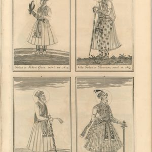 [Three Sheets Showing the Emperors of the Mughal Empire]