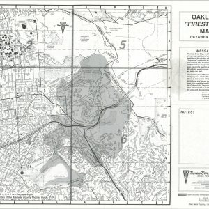 Oakland "Firestorm" Map October 20, 1991