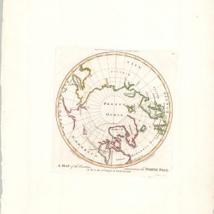 A Map of the Countries Situated About the North Pole as far as the 50th Degree of North Latitude
