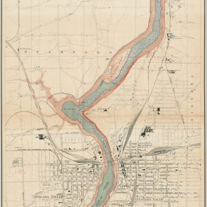 Topographic Map of the Niagara Gorge