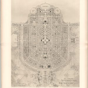 Un Centre International Plan Schematique de la Ville
